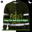 Hi Vis Long Sleeve Reflective Tapes Lime Neon Hawaii Turtle Hi-Vis Work Shirt