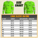 Hi Vis Long Sleeve Reflective Tapes Lime Neon Hawaii Turtle Hi-Vis Work Shirt