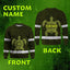 Hi Vis Long Sleeve Reflective Tapes Lime Neon Hawaii Turtle Hi-Vis Work Shirt
