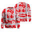 Hi Vis Long Sleeve Reflective Tapes Red Neon Flowers Hi-Vis Work Shirt