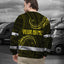 Hi Vis Long Sleeve Reflective Tapes Yellow Neon Hawaii Whale Hi-Vis Work Shirt