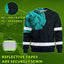 Blue Neon Hawaii 2 Hi-Vis Long Sleeve Shirt