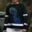 Gradient Blue Neon Hawaii Hi-Vis Long Sleeve Shirt