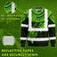 Green Turtle Flower Hi-Vis Long Sleeve Shirt