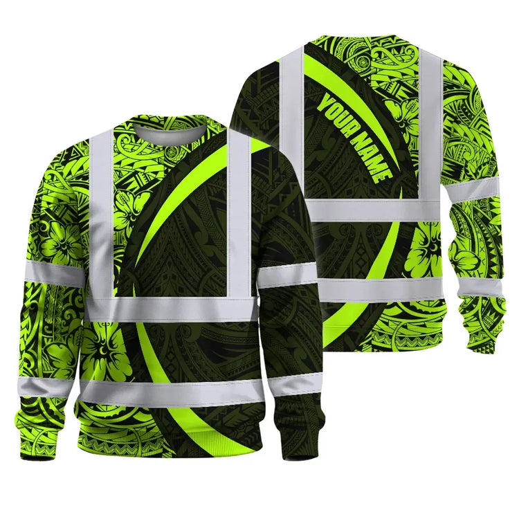Hi Vis Long Sleeve Shirt Reflective Tapes Hi-Vis Long Sleeve Shirt