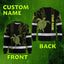 Lime Neon Hi-Vis Long Sleeve Shirt