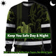 Lime Neon Hi-Vis Long Sleeve Shirt