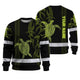 Lime Neon Hi-Vis Long Sleeve Shirt