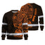 Orange Neon Hi-Vis Long Sleeve Shirt