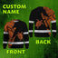 Orange Neon Turtle Hawaii Hi-Vis Long Sleeve Shirt