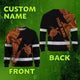 Orange Neon Turtle Hawaii Hi-Vis Long Sleeve Shirt