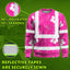 Pink Neon Flowers Hi-Vis Long Sleeve Shirt