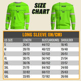 Hi Vis Long Sleeve Shirt Reflective Tapes Violet Neon Turtle Hawaiian Polynesian Tribal