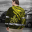 Yellow Neon Hawaii Octopus Custom Hi-Vis Long Sleeve Shirt