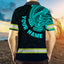 Blue Neon Hawaii Hi-Vis Polo Shirt