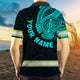 Blue Neon Hawaii Hi-Vis Polo Shirt