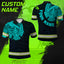 Blue Neon Hawaii Hi-Vis Polo Shirt