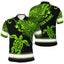 Green Neon Turtle Hawaii Hi-Vis Polo Shirt