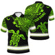 Green Neon Turtle Hawaii Hi-Vis Polo Shirt