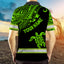 Green Neon Turtle Hawaii Hi-Vis Polo Shirt
