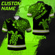 Green Neon Turtle Hawaii Hi-Vis Polo Shirt