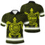 Lime Neon Hawaii Turtle Hi-Vis Polo Shirt