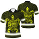 Lime Neon Hawaii Turtle Hi-Vis Polo Shirt