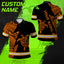 Orange Neon Turtle Hawaii Hi-Vis Polo Shirt