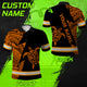Orange Neon Turtle Hawaii Hi-Vis Polo Shirt