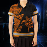 Hi Vis Polo Shirt Reflective Tapes Orange Neon Turtle Hawaii
