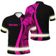 Pink Neon Hawaii Hi-Vis Polo Shirt