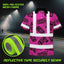 Pink Tiki Hi-Vis Polo Shirt