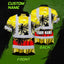 Yellow Coconut Tree Hi-Vis Polo Shirt