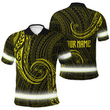 Hi Vis Polo Shirt Reflective Tapes Yellow Neon Hawaii Custom Name Safety