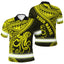 Yellow Neon Hawaii Octopus Hi-Vis Polo Shirt