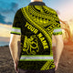 Yellow Neon Hawaii Octopus Hi-Vis Polo Shirt