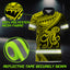 Yellow Neon Hawaii Octopus Hi-Vis Polo Shirt