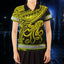 Yellow Neon Hawaii Octopus Hi-Vis Polo Shirt