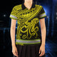 Yellow Neon Hawaii Octopus Hi-Vis Polo Shirt