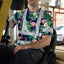 Neon Pink Flowers 2 Hi-Vis Work Shirt