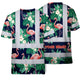 Neon Pink Flowers 2 Hi-Vis Work Shirt