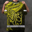 Yellow Neon Hawaii Octopus Custom Hi-Vis Work Shirt