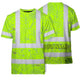 Green Grey Flowers Hawaii Hi-Vis T-Shirt