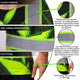 Green Neon Black Heliconia Hi-Vis T-Shirt