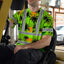 Green Neon Flowers Hi-Vis T-Shirt