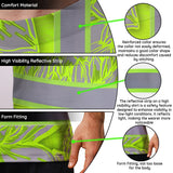 Hi Vis T Shirt Reflective Tapes Green Neon Grey Protea Custom Name Safety Workwear For Workers, Truckers, Operators