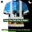 Light Blue Coconut Tree Hi-Vis T-Shirt
