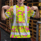 Pink And Lime Neon Frog Hi-Vis T-Shirt