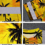 Hi Vis T Shirt Reflective Tapes Yellow Neon Flowers Custom Name Safety Workwear For Workers, Truckers, Operators