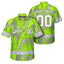 Hi Vis Team Hawaiian Shirt Reflective Tapes Green Gray Leaf Hi-Vis Hawaiian Shirt